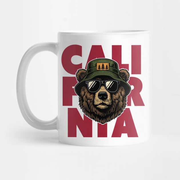 Vintage California Bear // Grunge California Lover by Now Boarding